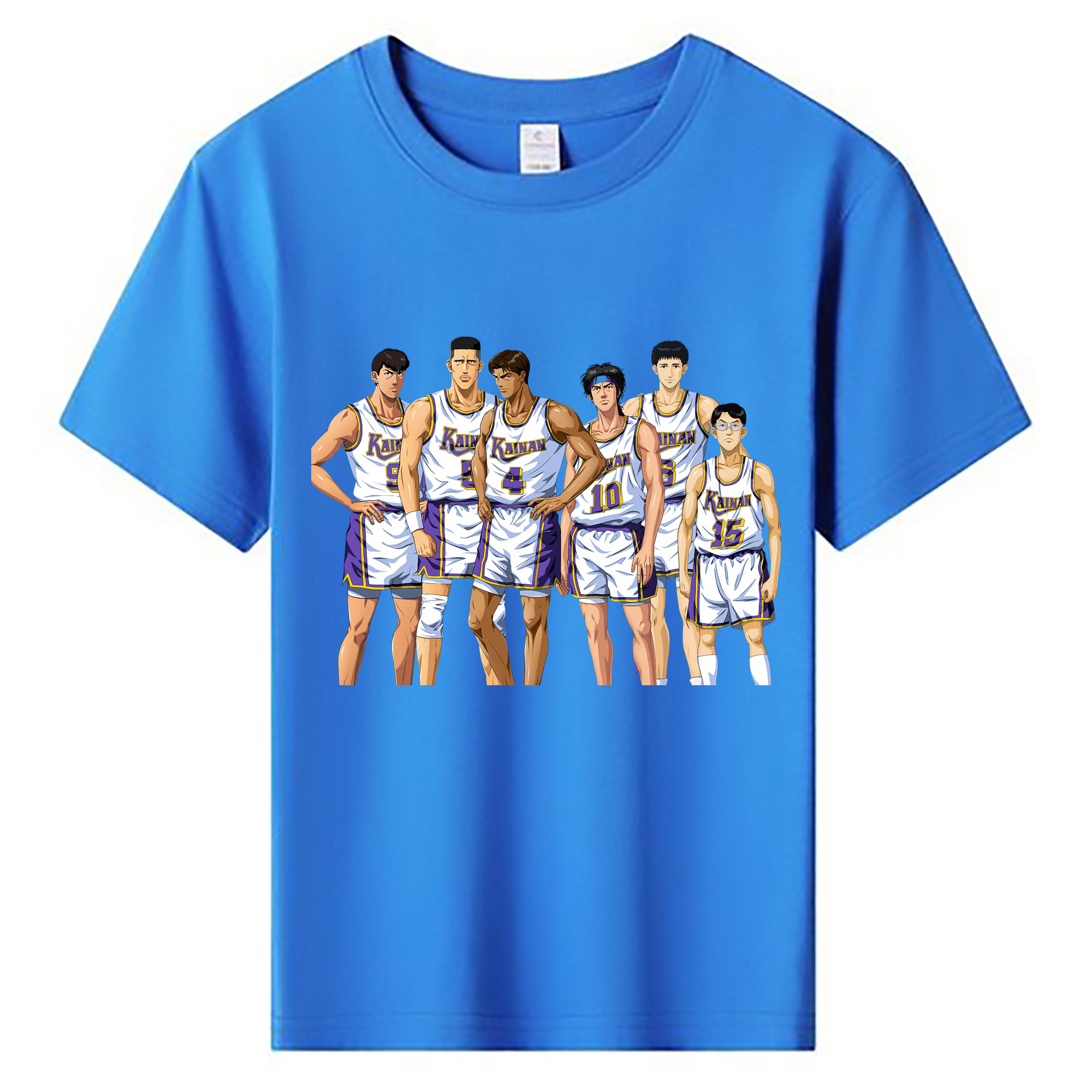 （画像用） SLAM DUNK／スラムダンク 綿100％キッズTシャツ（フロントプリント）